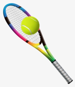 Tennis Racket And Ball Transparent Png Clip Art Image - Tennis Racket With Ball Png, Png Download, Free Download