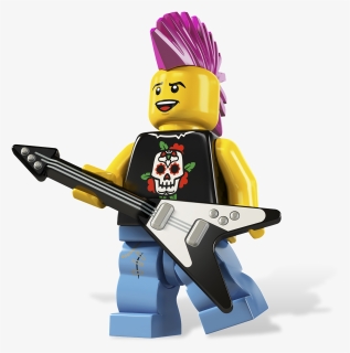 Lego Punk Rocker - Lego Minifigures Series 4, HD Png Download, Free Download