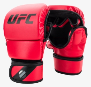 Mma 8oz Sparring Glove - Ufc Boxing Gloves Red, HD Png Download, Free Download