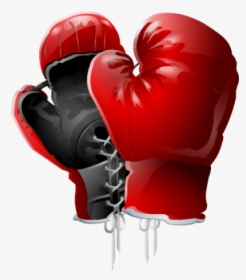 Red Black Boxing Gloves Free Png Download - Helium Balloon Boxing Gloves, Transparent Png, Free Download
