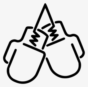 Boxing Gloves - Boxing Glove White Icon Png, Transparent Png, Free Download