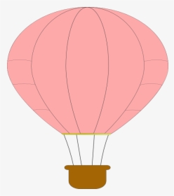 Pink Hot Air Balloon Clip Art At Clker - Clip Art Hot Air Balloon Clipart, HD Png Download, Free Download