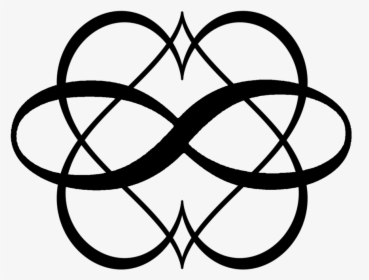 Inverted Hearts & Infinity Symbol - Polyamory Symbol, HD Png Download, Free Download