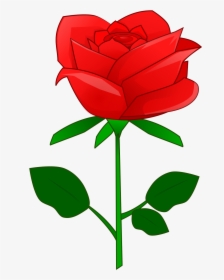 Petal Clipart Red Rose - Rose Flower Clipart Png, Transparent Png, Free Download