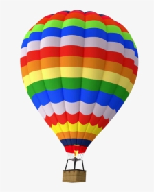 Transparent Balloon Png - Hot Air Balloon Animated, Png Download, Free Download