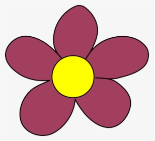 Purple Flower Svg Clip Arts - Transparent Png Purple Flower Clipart, Png Download, Free Download