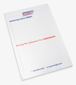 5 X 8 Lined Tear-off Note Pad 10 Pack - Brochure, HD Png Download, Free Download