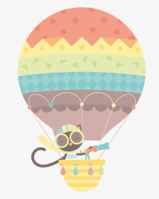 Introducing Jeanette The Cat - Hot Air Balloon, HD Png Download, Free Download