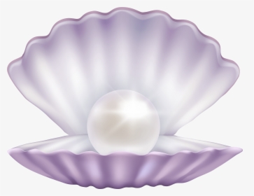 Clam With Pearl Png, Transparent Png, Free Download