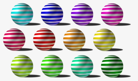 Spheres With Stripes Png - Circle, Transparent Png, Free Download