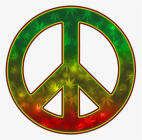 Peace, 420, Weed, Legalize, Leaf, Marijuana, Pot - Cartoon Peace, HD Png Download, Free Download