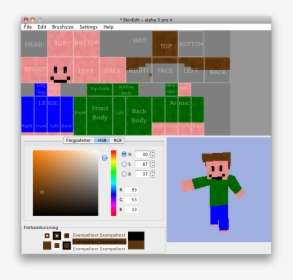 Minecraft File Skin Template, HD Png Download, Free Download