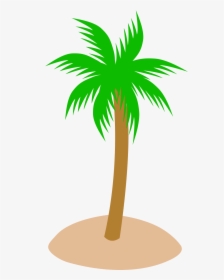 Safari Trees Palm Tree Sunset Clipart Beach Vector - Palm Tree Clipart Png, Transparent Png, Free Download
