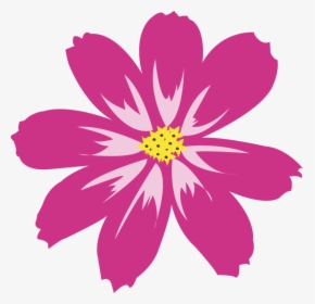 Pink Vector Flowers Png - Pink Flower Png Vector, Transparent Png, Free Download