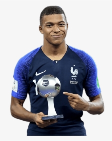 Kylian Mbappe Young Player Award Clip Arts - Mbappe World Cup Png, Transparent Png, Free Download