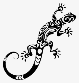 Lizard Black And White, HD Png Download, Free Download