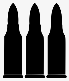 Bullets - Bullets Silhouette Png, Transparent Png, Free Download