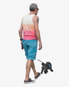Dog Walking , Png Download - Man Walking Dog Png, Transparent Png, Free Download