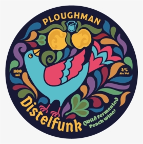 Ploughman Distelfunk Label - Circle, HD Png Download, Free Download