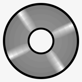 Optical Disc Schema Clip Arts - Dvd Image Black And White, HD Png Download, Free Download