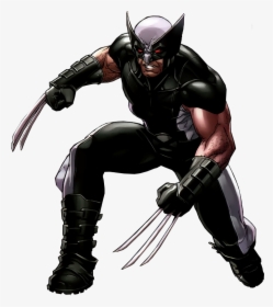 Wolverine X Force Render By Shadowsf07-d4lxd1b - Wolverine Black And White Suit, HD Png Download, Free Download