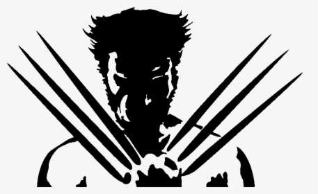 Sticker Silhouette Wolverine Ambiance Sticker Si - Hulk Wallpaper Black And White, HD Png Download, Free Download