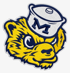 Michigan Wolverines Vintage Logo Clipart - Logo Mascot Michigan Wolverines, HD Png Download, Free Download