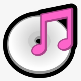 #cd #music #icon #musicalnotes #pink #white #ftestickers - Itunes Sticker, HD Png Download, Free Download