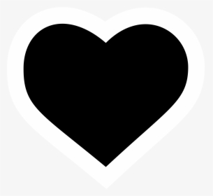 Heart Silhouette Clip Art - Heart Icon Png, Transparent Png, Free Download