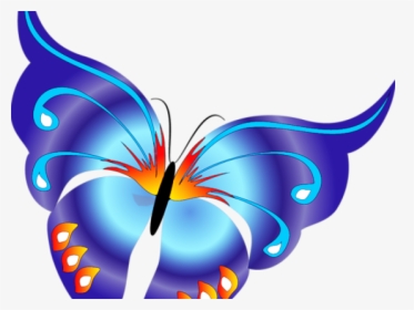 Rainbow Butterfly Clipart Png Format, Transparent Png, Free Download