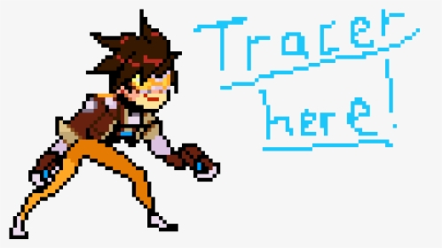 Tracer Pixel Spray - Overwatch Pixel Sprays Tracer, HD Png Download, Free Download