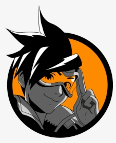 Overwatch Tracer Spray Vector By Kyuubi3000 - Tracer Overwatch Spray, HD Png Download, Free Download