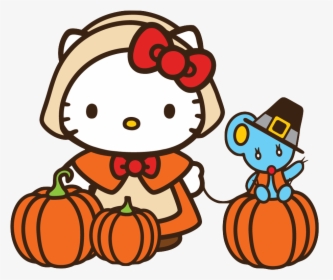 Happy Thanksgiving Hello Kitty - Hello Kitty Gif Emoji, HD Png Download, Free Download