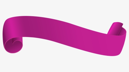 Pink Ribbon Banner Png - Ribbon Banner Png Pink, Transparent Png, Free Download