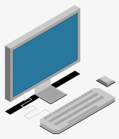 Desktop Computer Monitor Screen Free Picture - Desktop Computer Vector Png, Transparent Png, Free Download