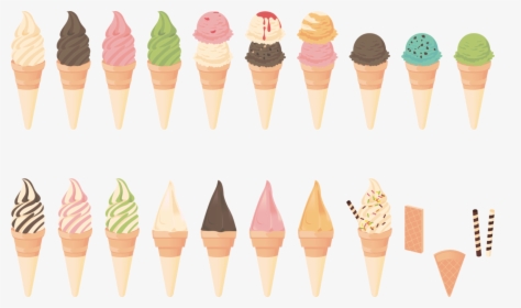 Pencil,dairy Product,ice Cream Cone - アイス クリーム シルエット, HD Png Download, Free Download