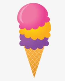 Hd Waffle Cone Clipart - Clip Art Ice Cream Cone, HD Png Download, Free Download