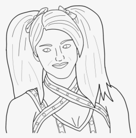 Alexa Bliss Lineart, HD Png Download, Free Download