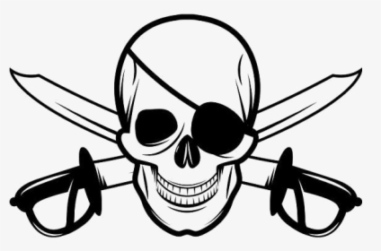 Pirate Skull Free Png Image - Pirate Skull Logo Png, Transparent Png, Free Download