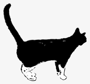 Black Cat Svg Clip Arts - Vector Cat Gif, HD Png Download, Free Download