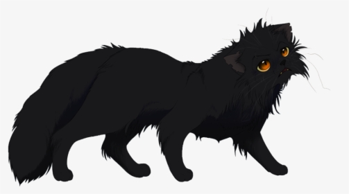 Black-cat - Black Anime Cat Transparent, HD Png Download, Free Download