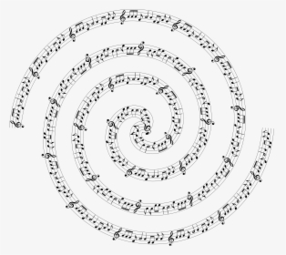 Music Note Spiral Png , Png Download - Music Notes Spiral Png, Transparent Png, Free Download