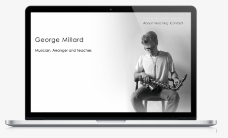 George Millard Website - Led-backlit Lcd Display, HD Png Download, Free Download