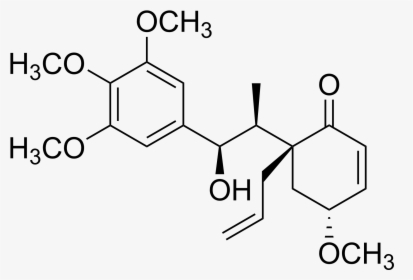 Megaphone Chemical Structure - 2 4 Dimethoxybenzaldehyde, HD Png Download, Free Download