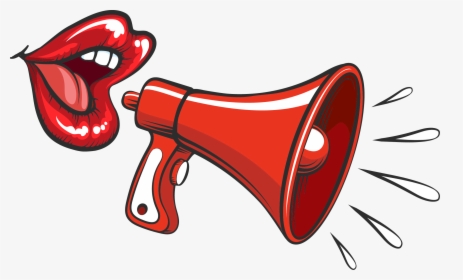 Mouth Megaphone Clipart , Png Download - Mouth With Megaphone, Transparent Png, Free Download