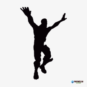 Fortnite Battle Royale Poster Vector Graphics - Fortnite Dance Silhouette, HD Png Download, Free Download