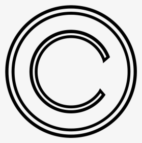 Copyright C Png - Copyright Symbol White Png, Transparent Png, Free Download