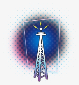 Tower, Satellite, Communication, Technology, Wireless - Communication Tower Logo, HD Png Download, Free Download