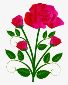 83, Pink Rose, Png V - Rose Tree Clipart, Transparent Png, Free Download