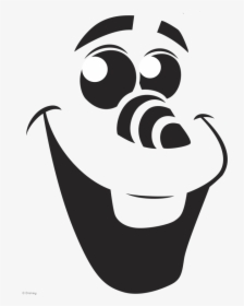 27 Images Of Frozen Pumpkin Carving Template - Olaf Pumpkin Stencil Printable, HD Png Download, Free Download